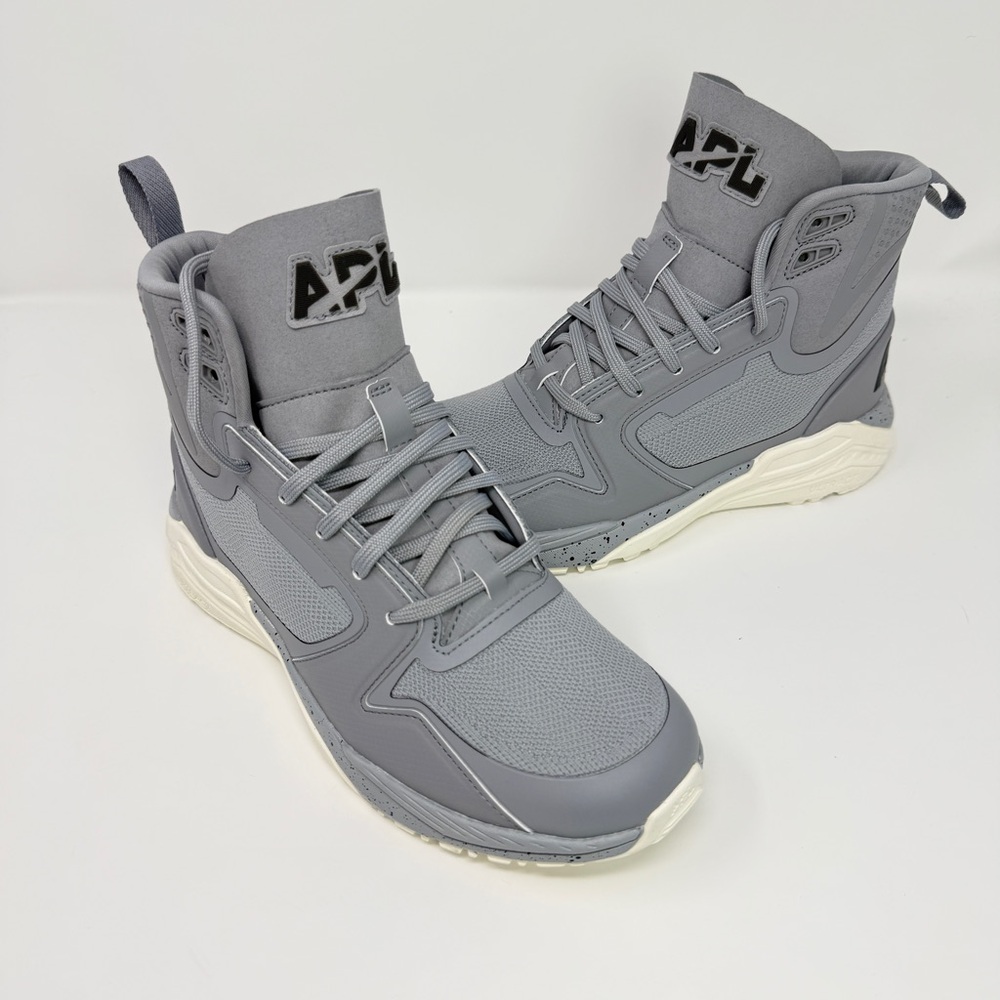 APL Techloom Defender Boot Grey High-Top Athletic Sneakers Ivory Sole Size 7 NEW - Picture 3 of 16